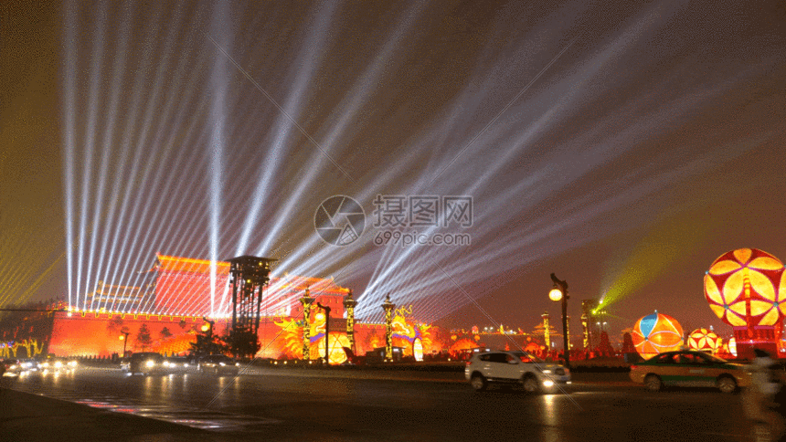 城市夜晚素材gif