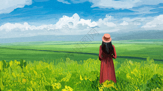 绿色森林背景手绘插画图片下载 正版图片 摄图网 绿色森林背景手绘插画图片下载 正版图片 摄图网
