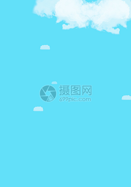 插画天空背景图片