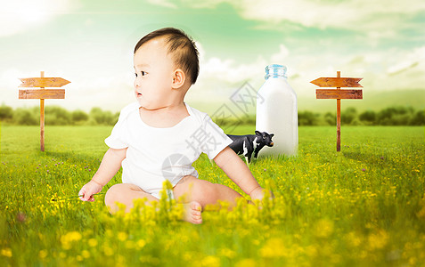 宝宝安全牛奶安全设计图片