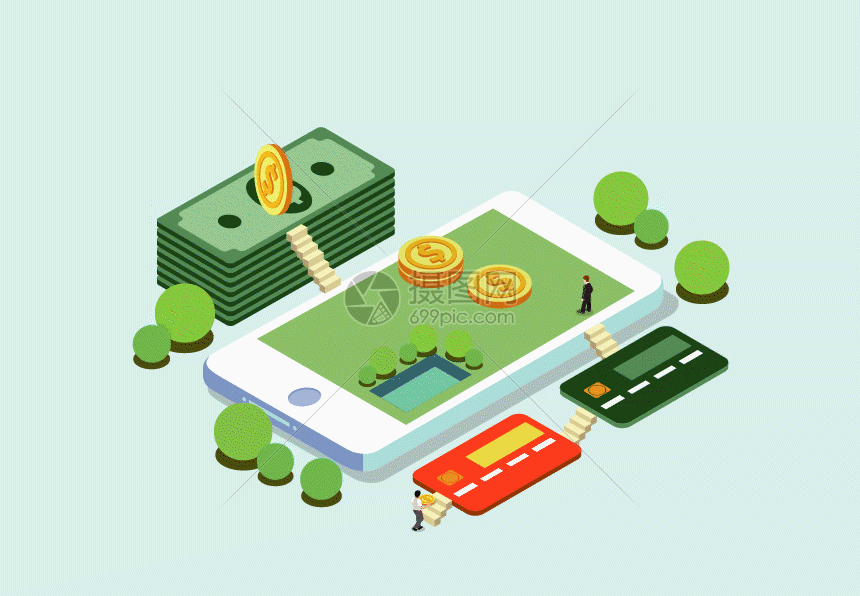 金融gif动图图片-正版gif素材401065506-摄图网