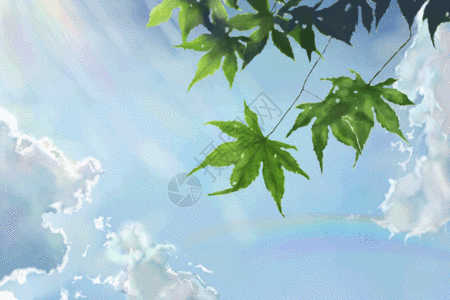 春天来了gif图片素材