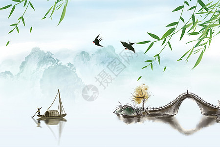 清明节祭祖背景图片