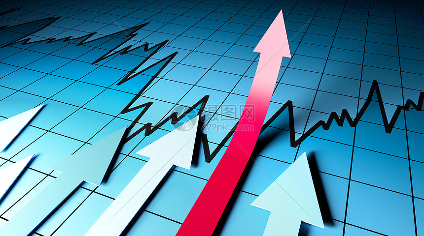 股票上涨趋势图片素材-正版创意图片401075172-摄图网