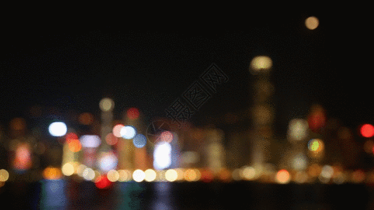 城市夜景美景GIF图片