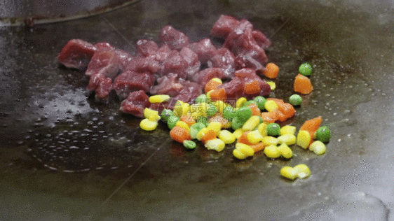 美食炒菜GIF图片