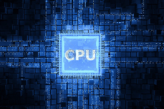 科技芯片CPU图片
