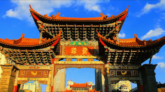 云南建筑GIF图片