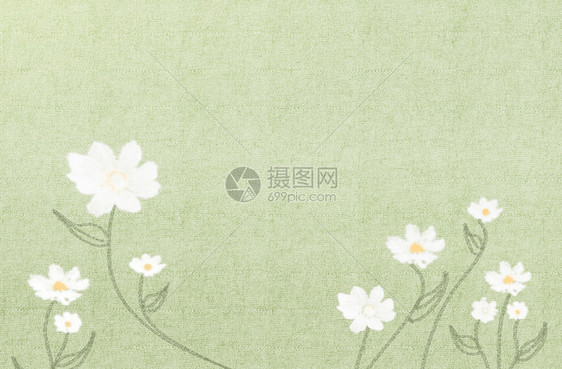 插画花卉背景图片