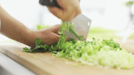 沙拉菜板切菜GIF高清图片