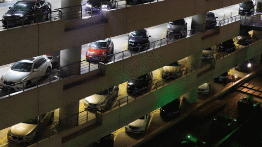 多层停车场GIF图片