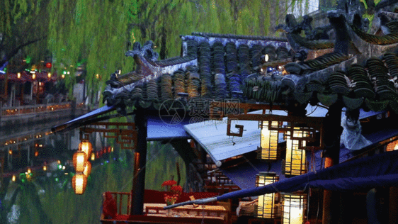 江南古建筑GIF图片