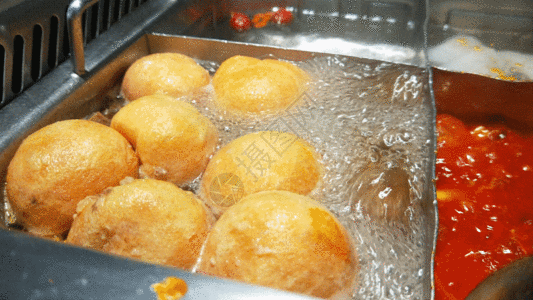 6宫格的素材沸腾火锅美食GIF高清图片