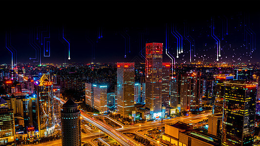 城市光线数据图片