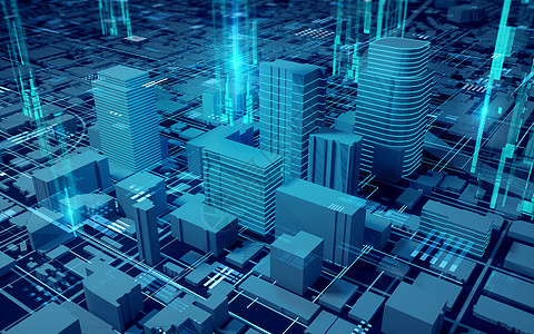 科技光线城市建筑空间图片