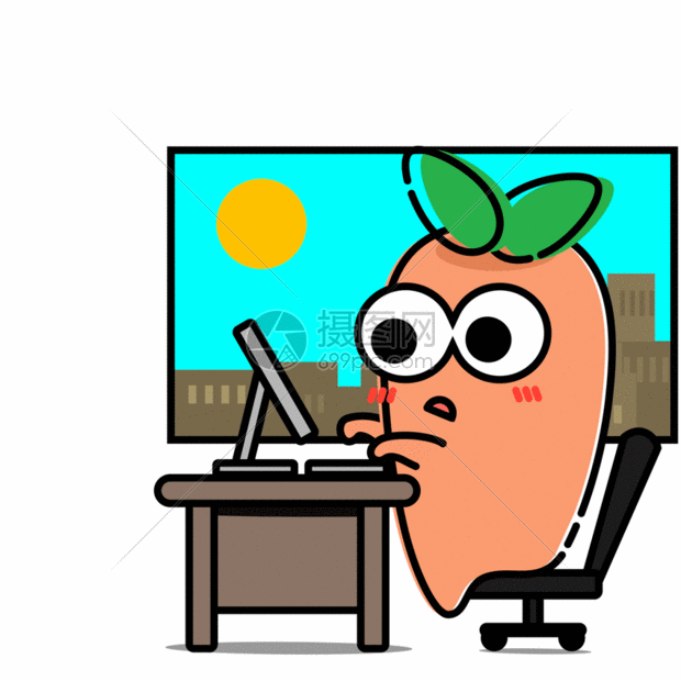 该gif动态图片标题为萝小卜卡通形象配图gif,编号:401103850,格式:psd