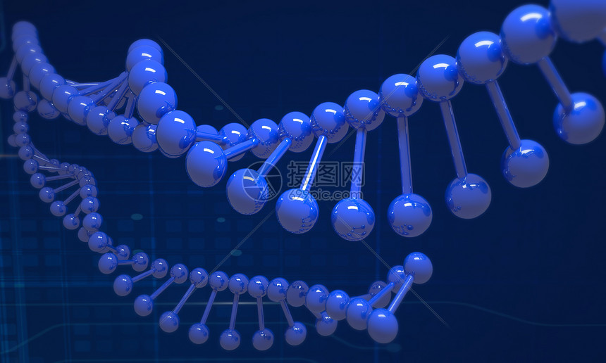 DNA基因链条图片