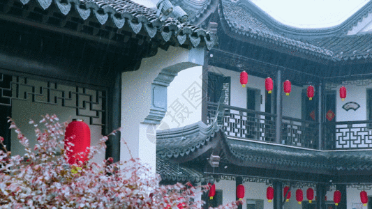 江南建筑GIF图片