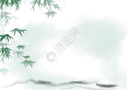 中国风水墨背景背景图片