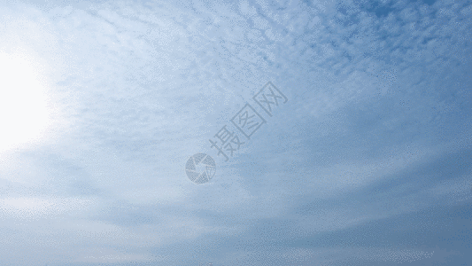 实拍天空云层飘过延时摄影gif图片素材