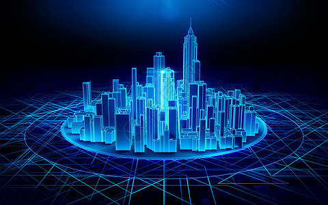 科技光线城市建筑空间图片