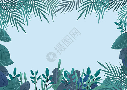 绿色植物插画图片