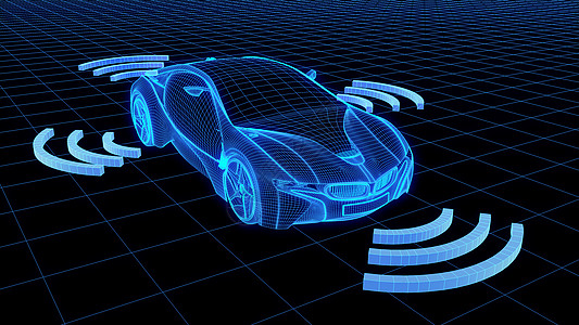 科技汽车空间无人驾驶技术设计图片