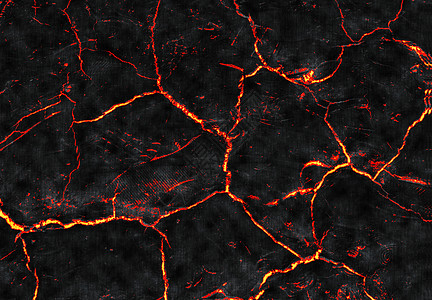 火山裂纹杂色岩浆高清图片