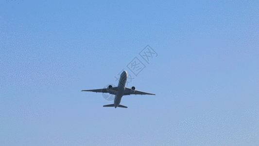 上海虹桥飞机起飞GIF图片