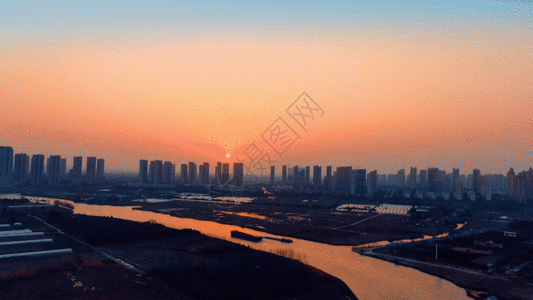 gif  |傍晚城市日落而息gifgifgif  |蓝天白云下的海岸gifgifgif