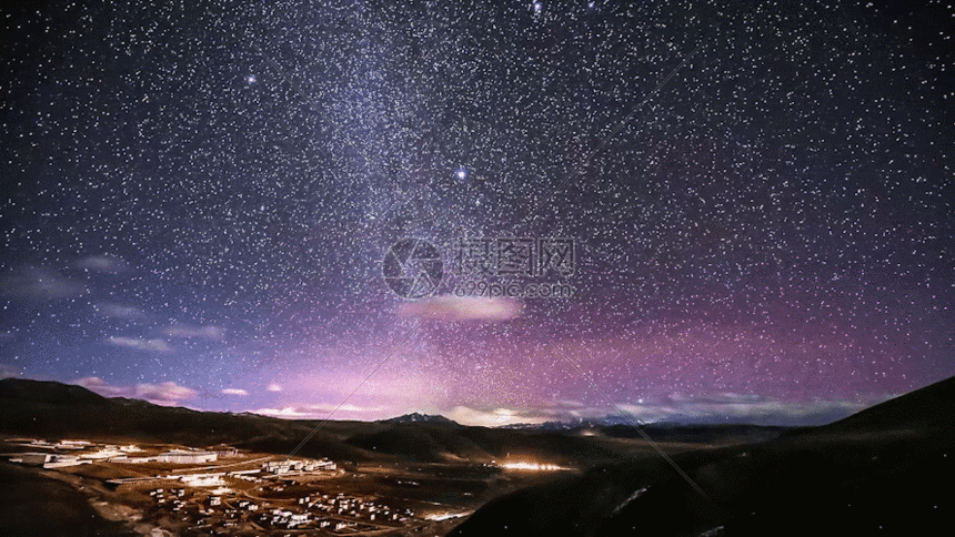 星空延时gif