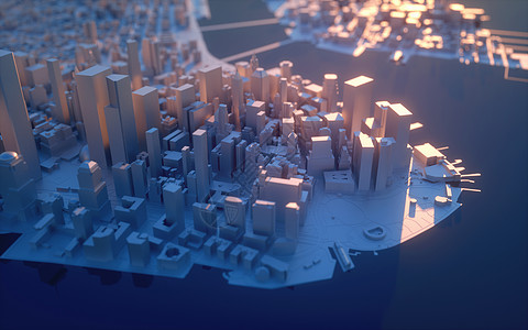 城市模型科技城市建筑设计图片