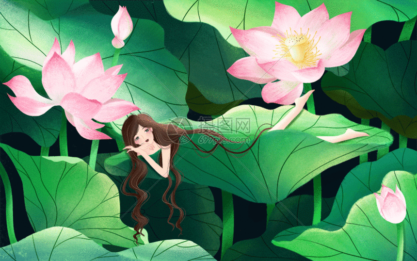 立夏动图图片-正版gif素材401149288-摄图网