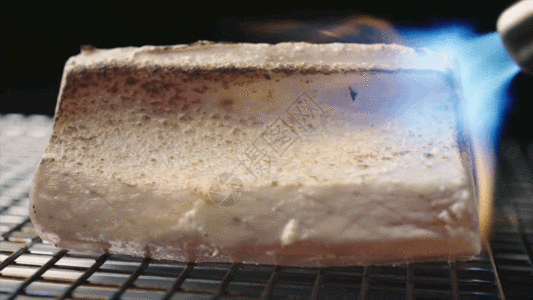 铁板烤肉美味烤肉烤肠局部动图gif高清图片