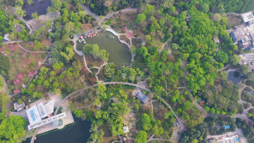 城市生态公园航拍gif动图图片-正版gif素材401217418-摄图网