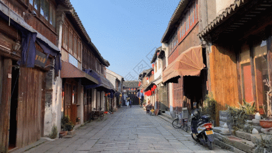 旅游街道古镇文化旅游 GIF高清图片