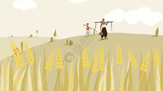 gifgif  |插秧农民gif动图gifgif  |梦幻童真世界gifgifgif  |农民