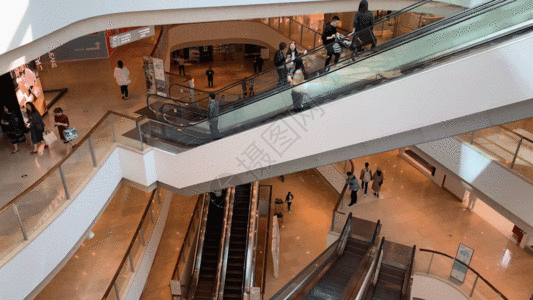 商场购物中心视频GIF图片