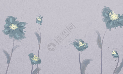 清新花卉背景背景图片