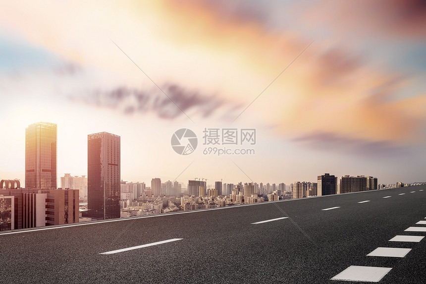 城市道路背景图片素材 正版创意图片 摄图网