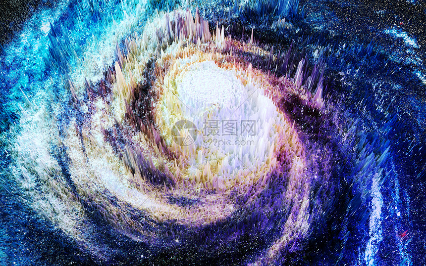 炫酷星空场景图片