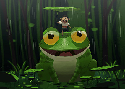 我和青蛙的夏天图片