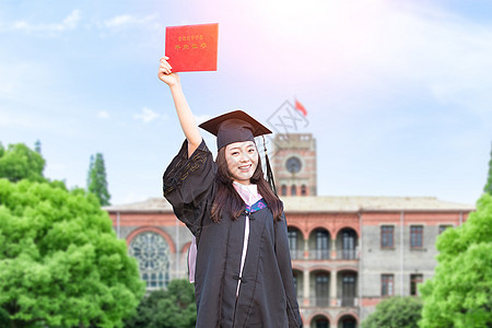 毕业季学士服高清图片素材