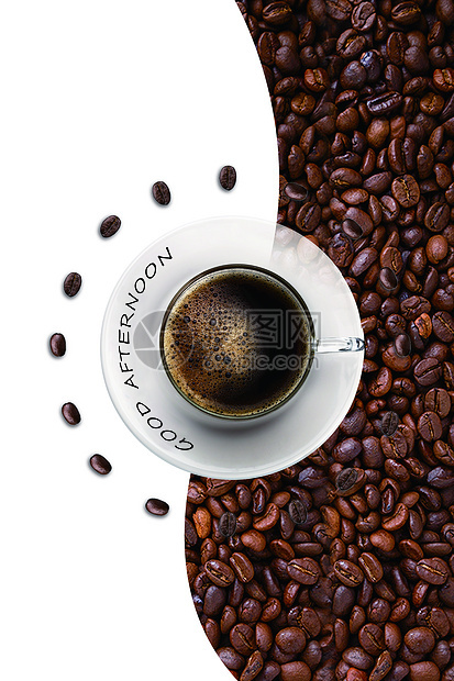 创意咖啡背景图片