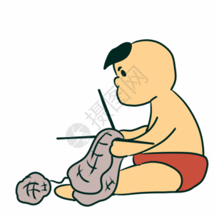 织毛衣用的毛线图片