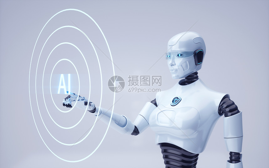 Ai智能机器人图片素材 正版创意图片401287872 摄图网