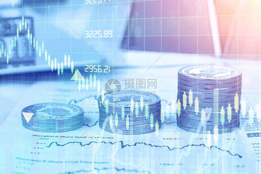 财务图表绘图和表格与背景的计算机双重接触国高清图片下载-正版图片504471367-摄图网