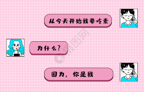 打电话聊天土味情话对话框GIF高清图片