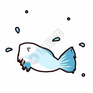 缺水的鱼儿动态图图片素材