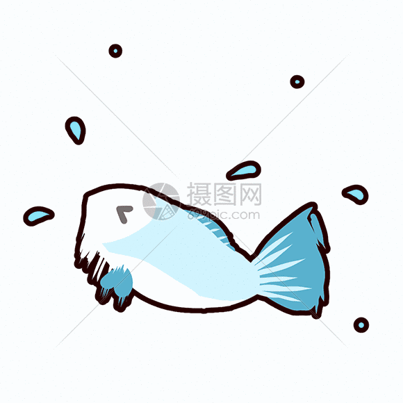 缺水的鱼儿动态图